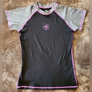 Burnside women's short sleeve swim tee